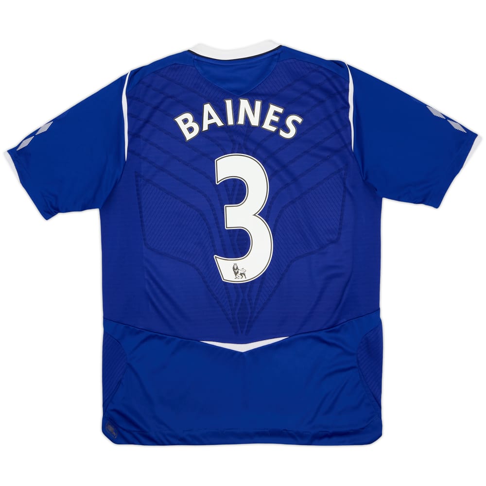 2008-09 Everton Home Shirt Baines #3 - 6/10 - (M)