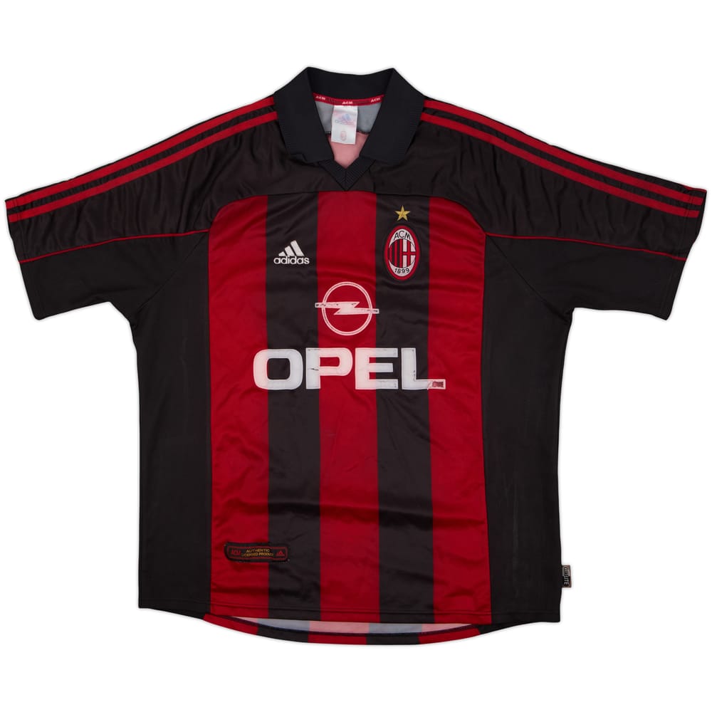 2000-02 AC Milan Home Shirt - 3/10 - (XL)