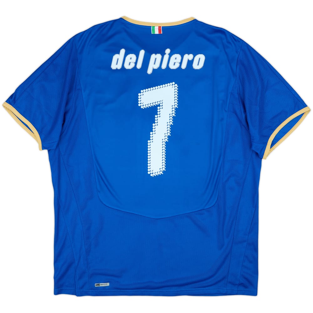 2007-08 Italy Home Shirt Del Piero #7 - 5/10 - (XXL)