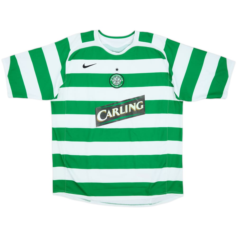 2005-07 Celtic Home Shirt - 5/10 - (XL)