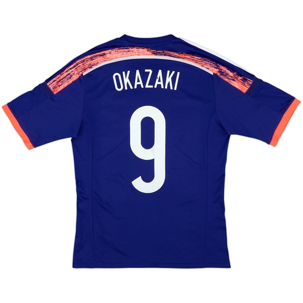 2013-15 Japan Home Shirt Okazaki #9 - 6/10 - (XS)