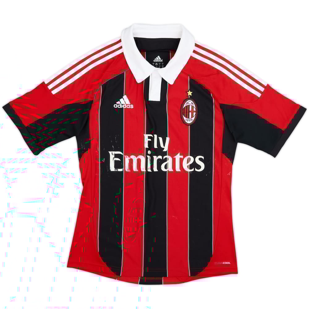 2012-13 AC Milan Home Shirt - 4/10 - (S)