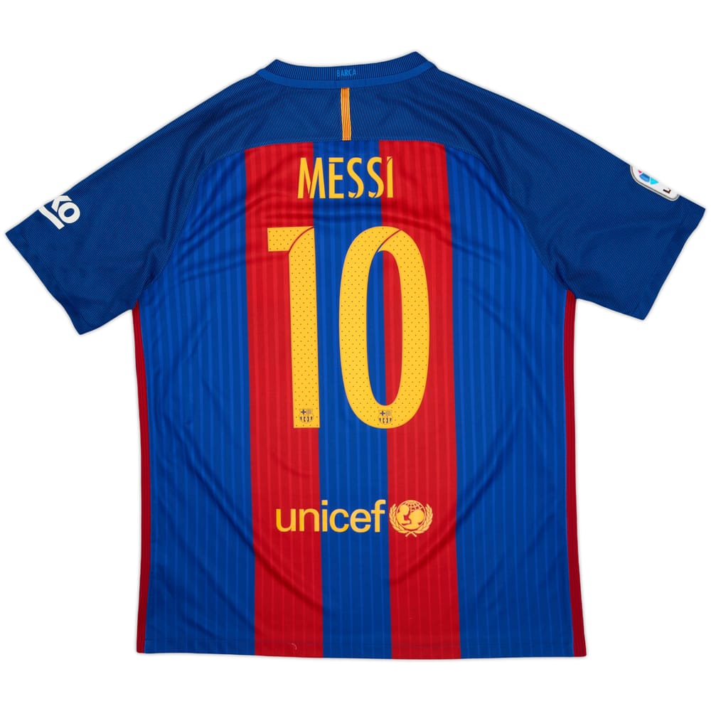 2016-17 Barcelona Home Shirt Messi #10 - 8/10 - (L)