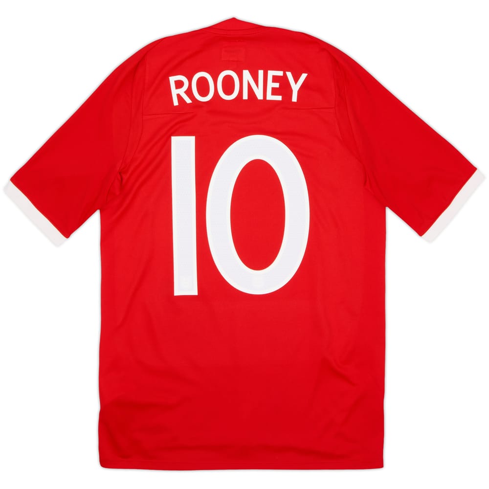 2010-11 England Away Shirt Rooney #10 - 8/10 - (XS)