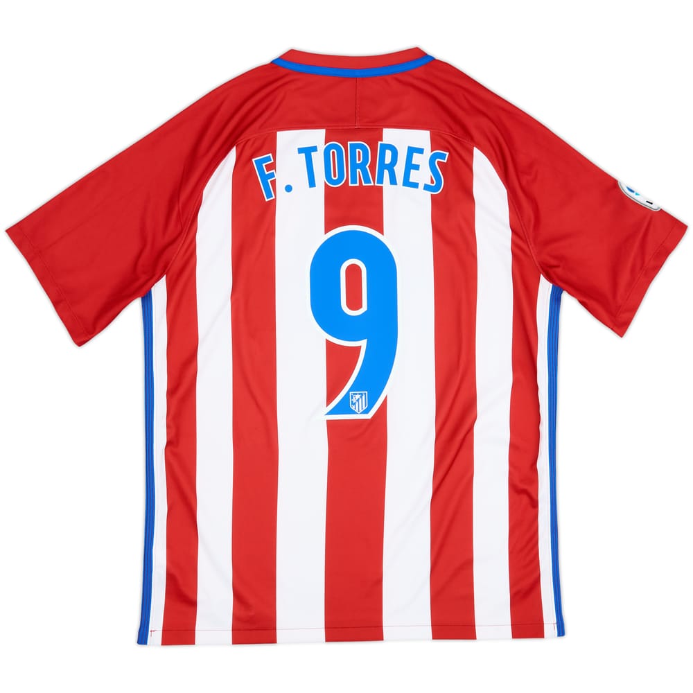 Camiseta de local del Atletico Madrid 2016-17 Torres #9 - 8/10 - (L)