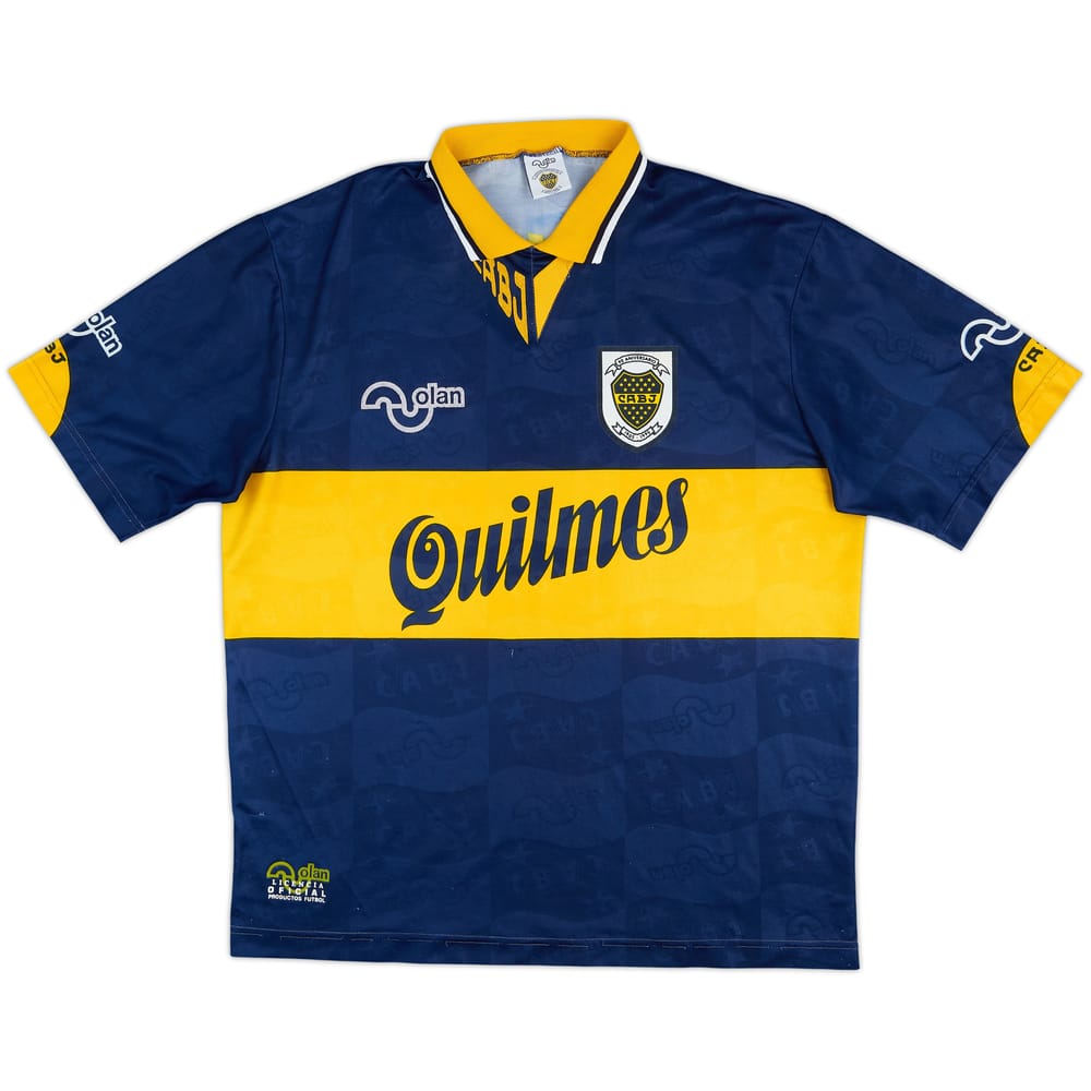 1995-97 Boca Juniors Home Shirt - 8/10 - (L)