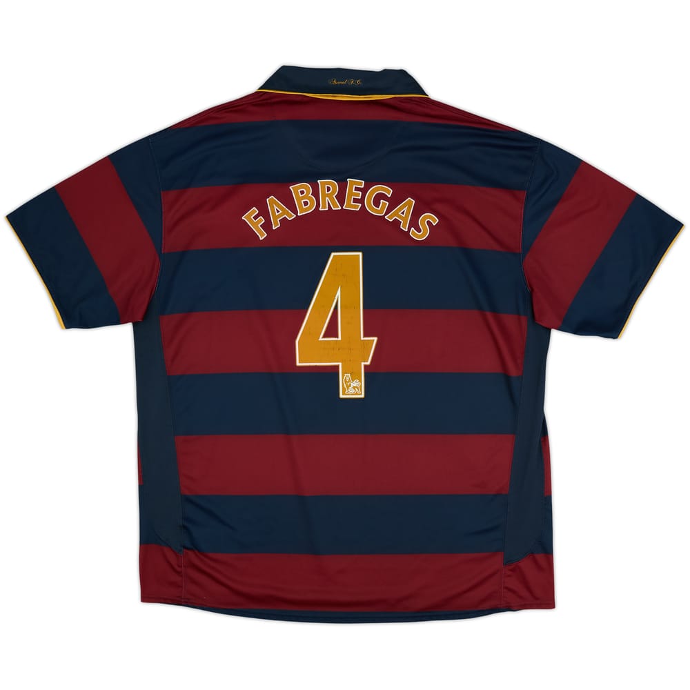 2007-08 Arsenal Third Shirt Fabregas #4 - 6/10 - (3XL)