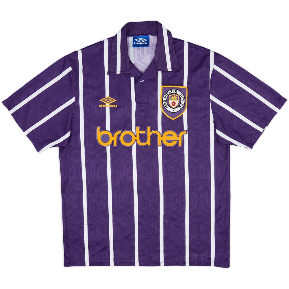1993-94 Manchester City Away Shirt - 8/10 - (L)