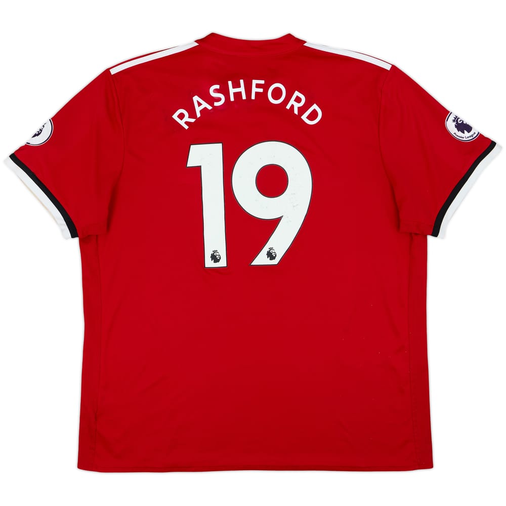 2017-18 Manchester United Home Shirt Rashford #19 - 6/10 - (XXL)