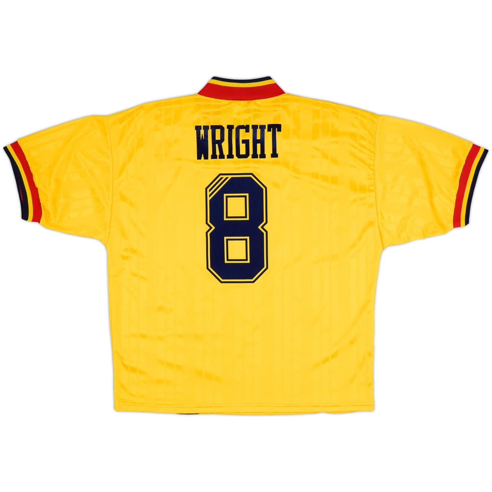 1993-94 Arsenal Away Shirt Wright #8 - 8/10 - (L/XL)