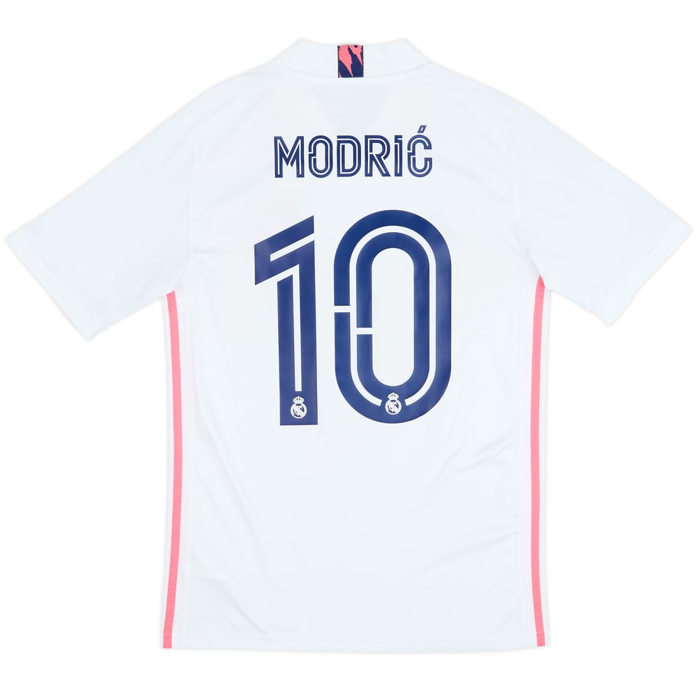 2020-21 Real Madrid Home Shirt Modric #10 - 8/10 - (S)