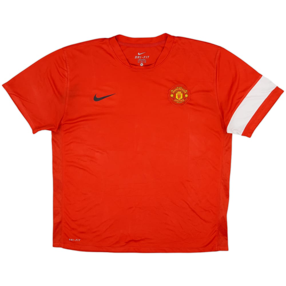 2010-11 Manchester United Nike Training Shirt - 6/10 - (XL)