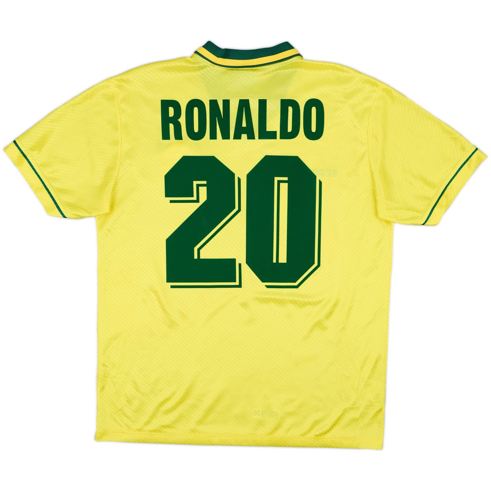 1994 Brazil Home Shirt Ronaldo #20 - 8/10 - (L)