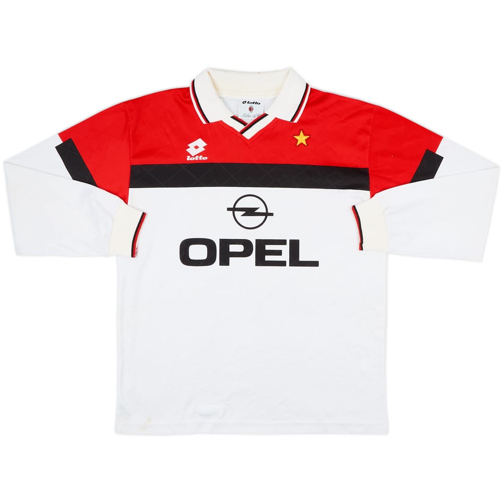 1994-95 AC Milan Away L/S Shirt - 9/10 - (L)