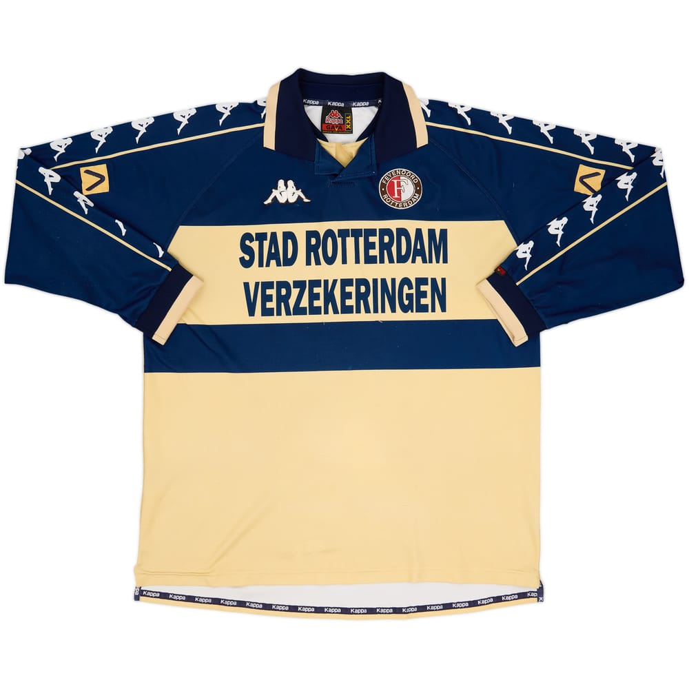 2000-01 Feyenoord Away L/S Shirt - 6/10 - (XXL)