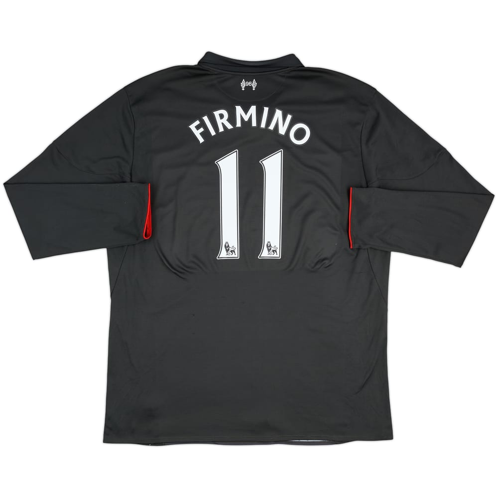 2015-16 Liverpool Third L/S Shirt Firmino #11 - 6/10 - (XXL)