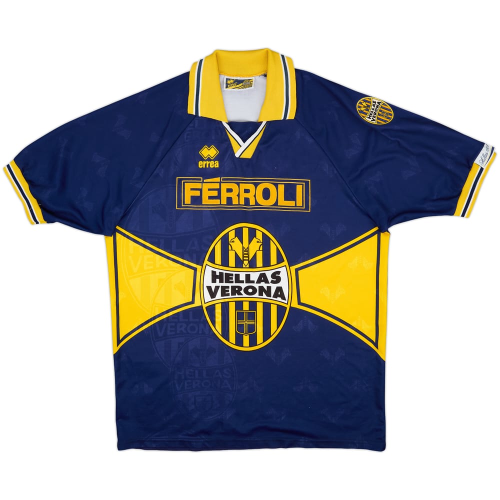 1996-97 Hellas Verona Camiseta Local - 8/10 - (XL)