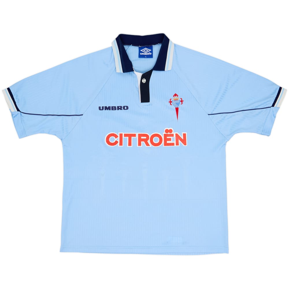 1997-98 Celta Vigo Home Shirt - 8/10 - (XL)