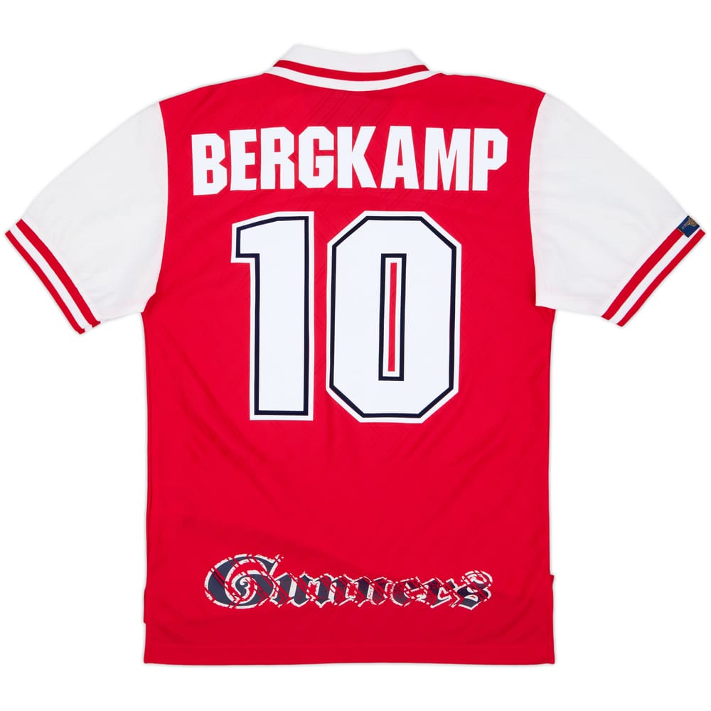 1996-98 Arsenal Home Shirt Bergkamp #10 - 8/10 - (S)