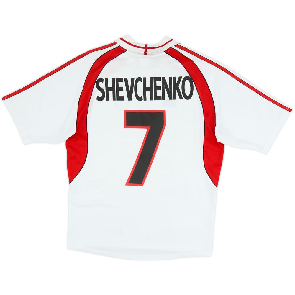 2000-02 AC Milan Away Shirt Shevchenko #7 - 7/10 - (M)