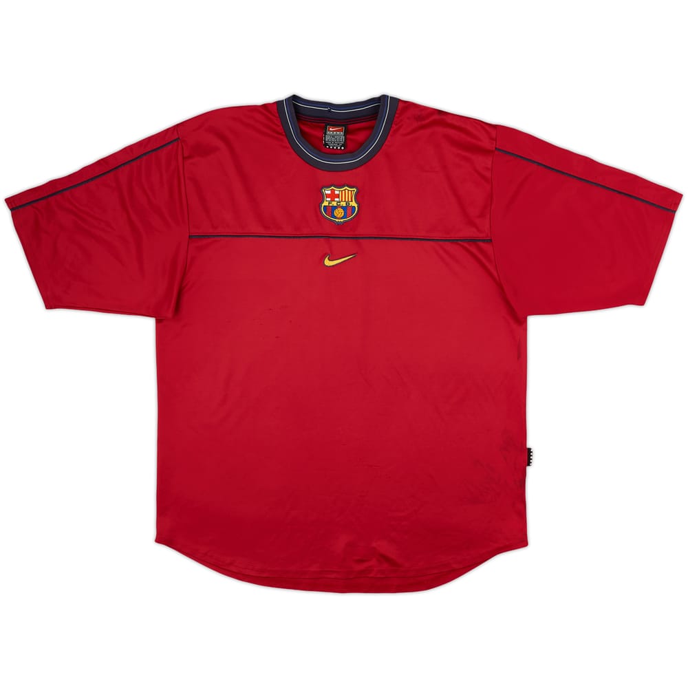 1998-99 Barcelona Nike Training Shirt - 8/10 - (L)