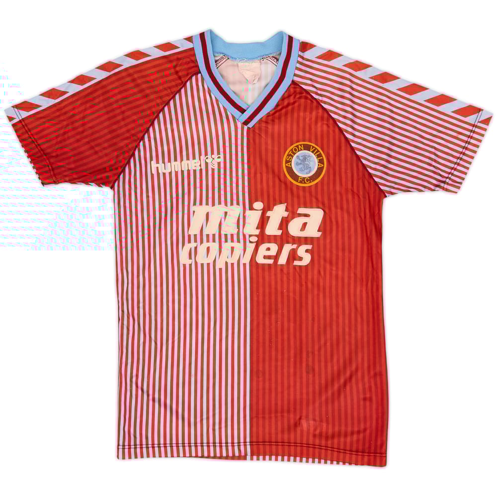 1987-89 Aston Villa Home Shirt - 8/10 - (Y)
