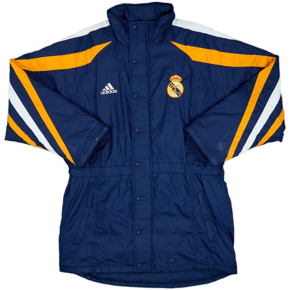 1997-98 Real Madrid adidas Padded Bench Coat - 7/10 - (L)