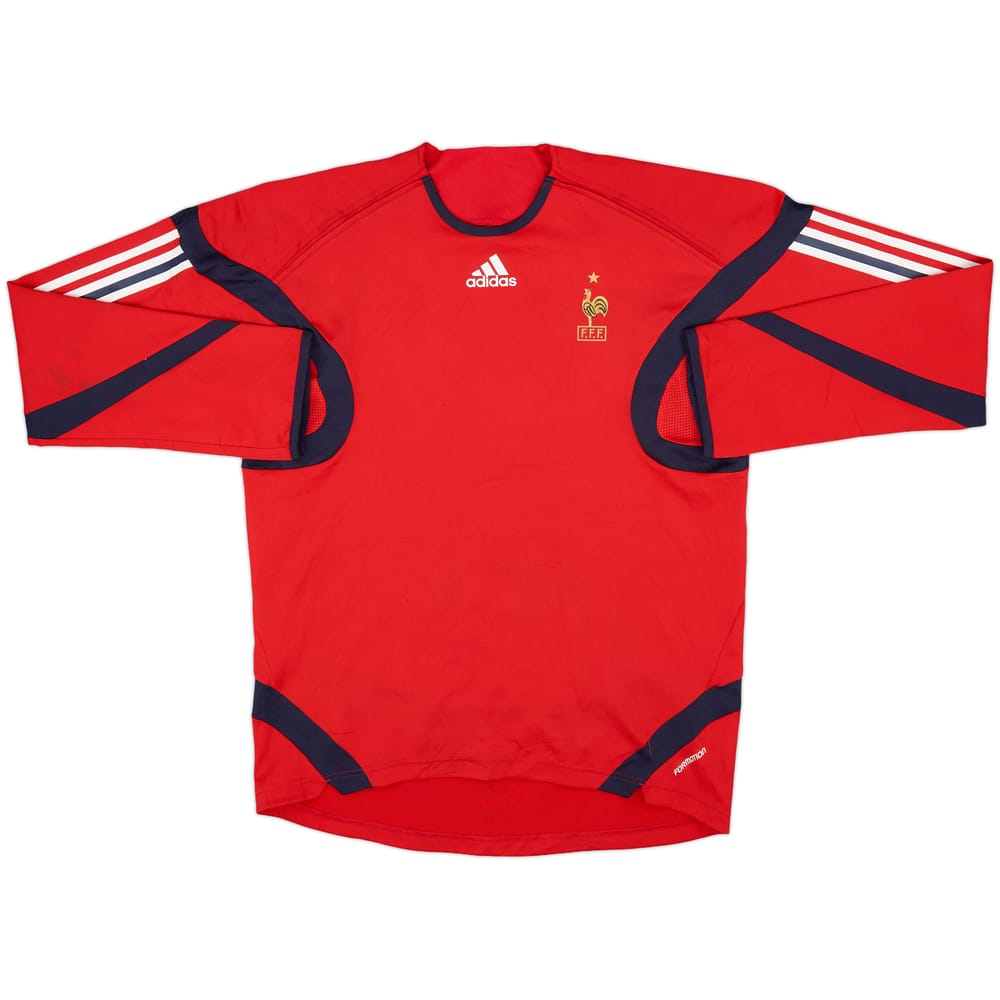 2006-07 France Player Issue adidas Formotion Drill Top - 7/10 - (L)
