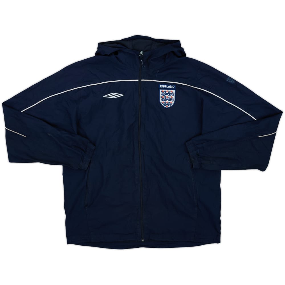 2008-09 England Umbro Hooded Track Jacket - 6/10 - (M)