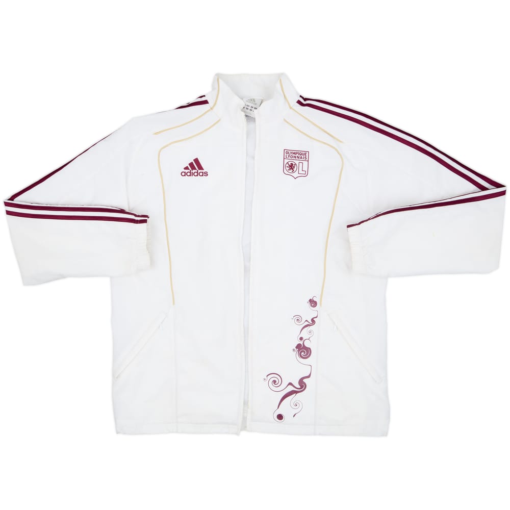 2010-11 Lyon adidas Track Jacket - 3/10 - (L)