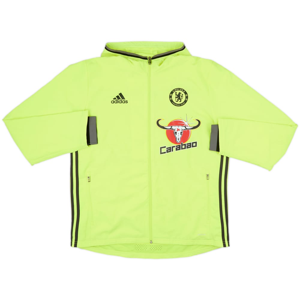 2016-17 Chelsea adidas Hooded Track Jacket - 8/10 - (L)