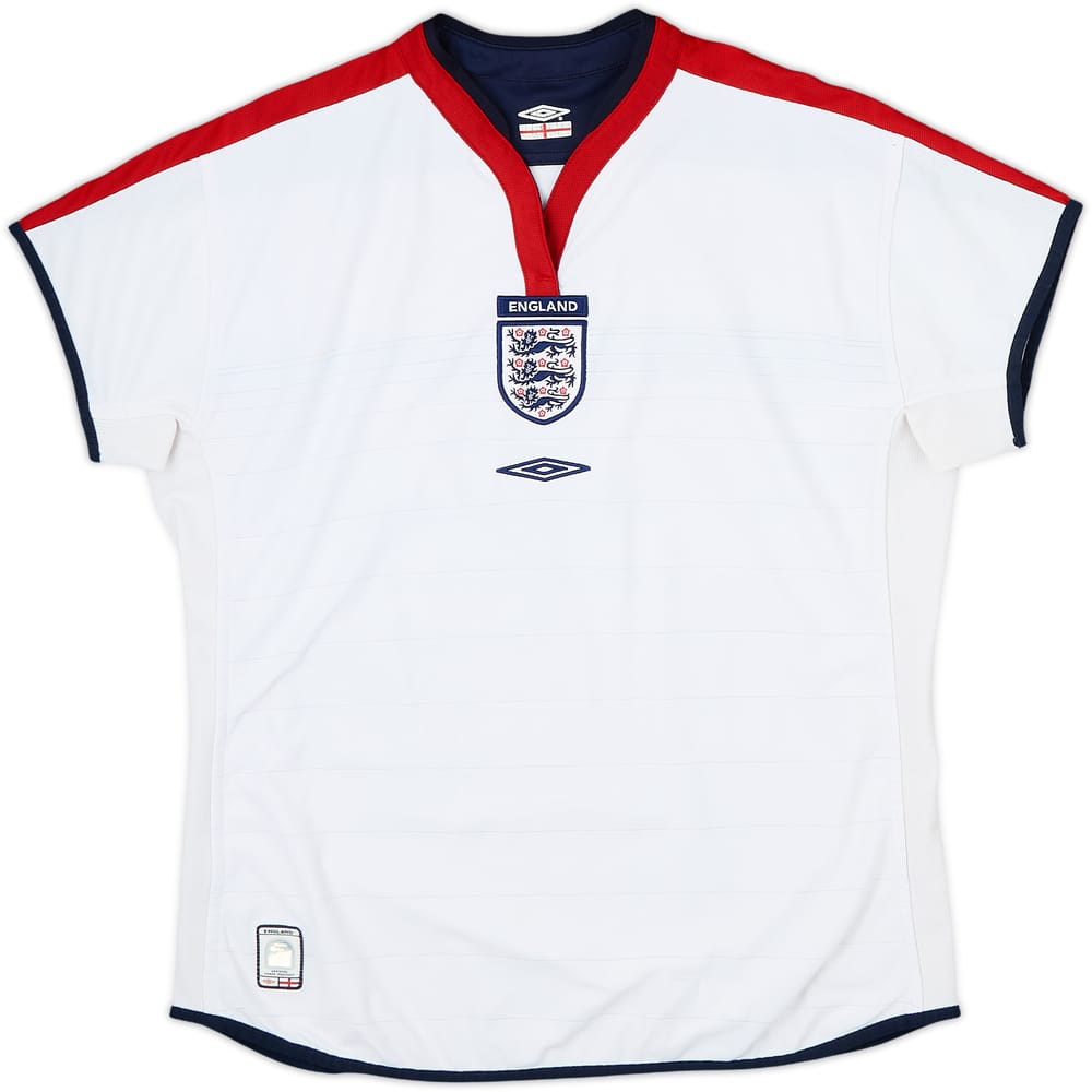 2003-05 England Home Shirt - 9/10 - (Women's L)