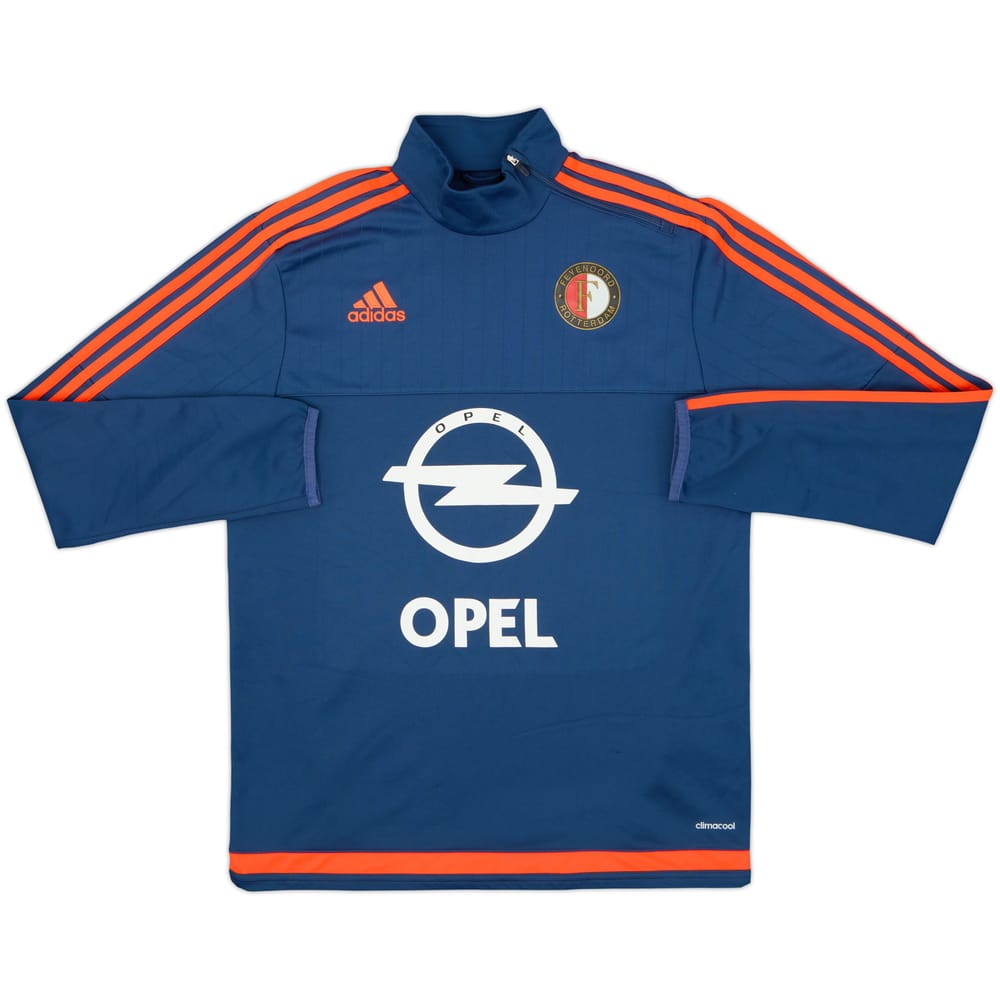 2015-16 Feyenoord adidas 1/4 Zip Drill Top - 7/10 - (M)