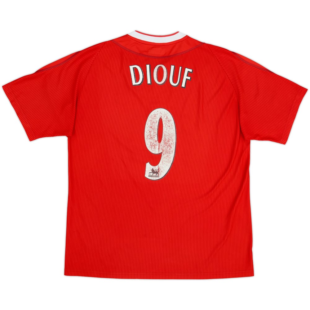 2002-04 Liverpool Home Shirt Diouf #9 - 5/10 - (L)