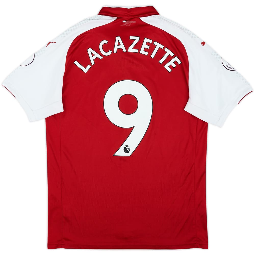2017-18 Arsenal Home Shirt Lacazette #9 - 5/10 - (M)