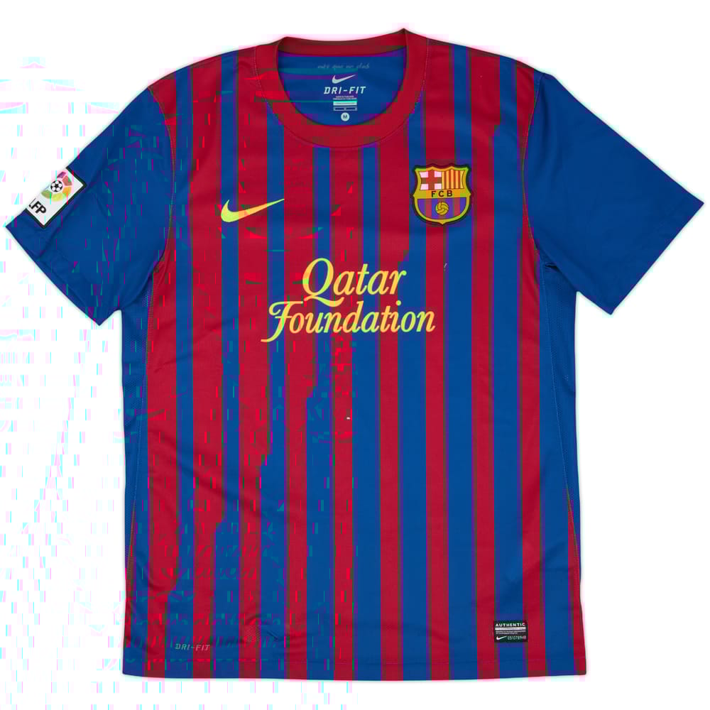 2011-12 Barcelona Home Shirt - 4/10 - (M)