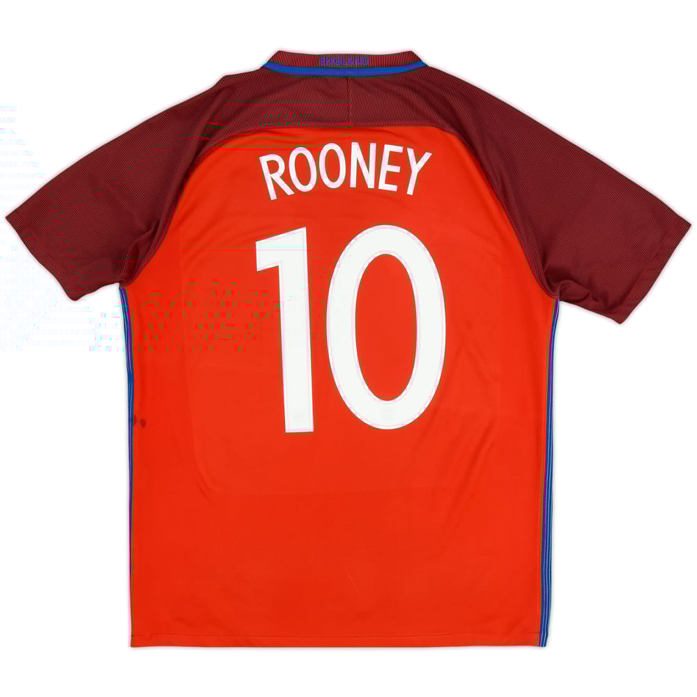 2016-17 England Away Shirt Rooney #10 - 5/10 - (L)