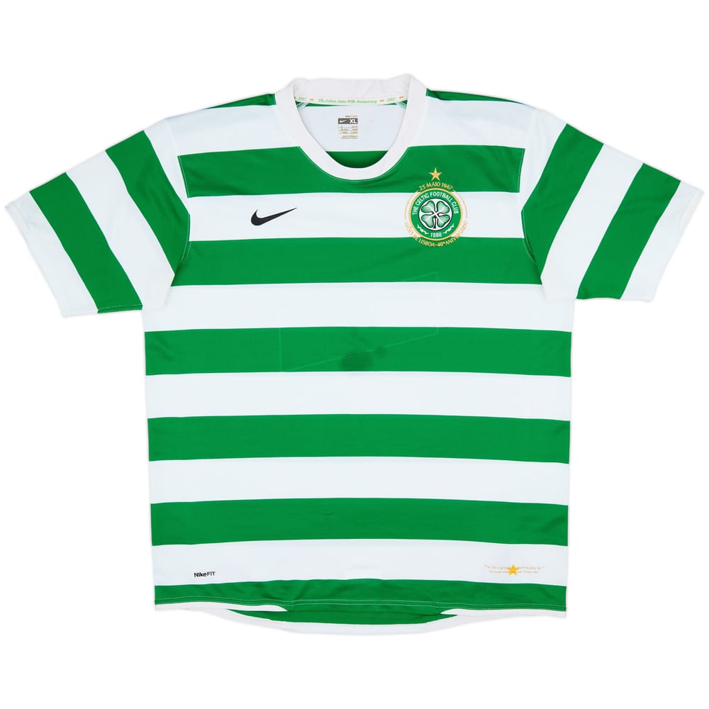 2007-08 Celtic Home Shirt - 4/10 - (XL)