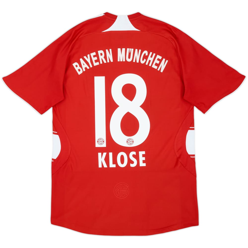 2007-08 Bayern Munich Home Shirt Klose #18 - 4/10 - (S)