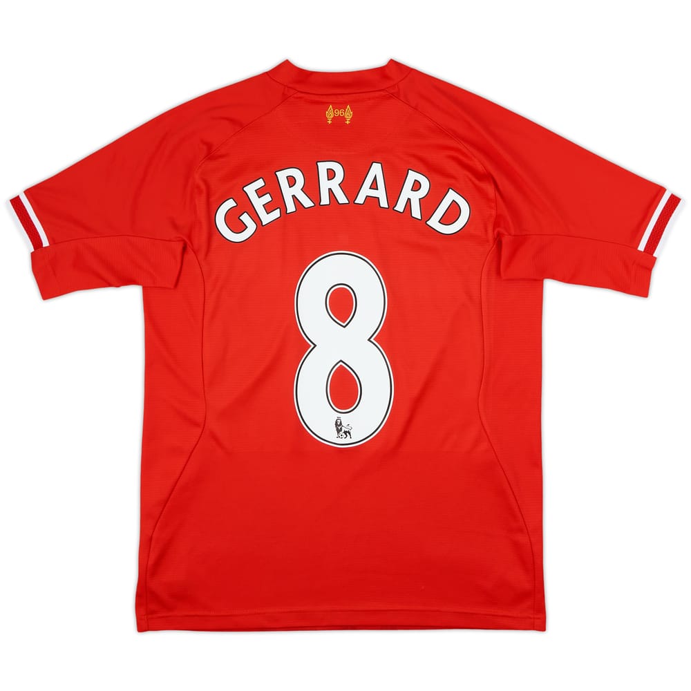 2013-14 Liverpool Home Shirt Gerrard #8 - 5/10 - (M)