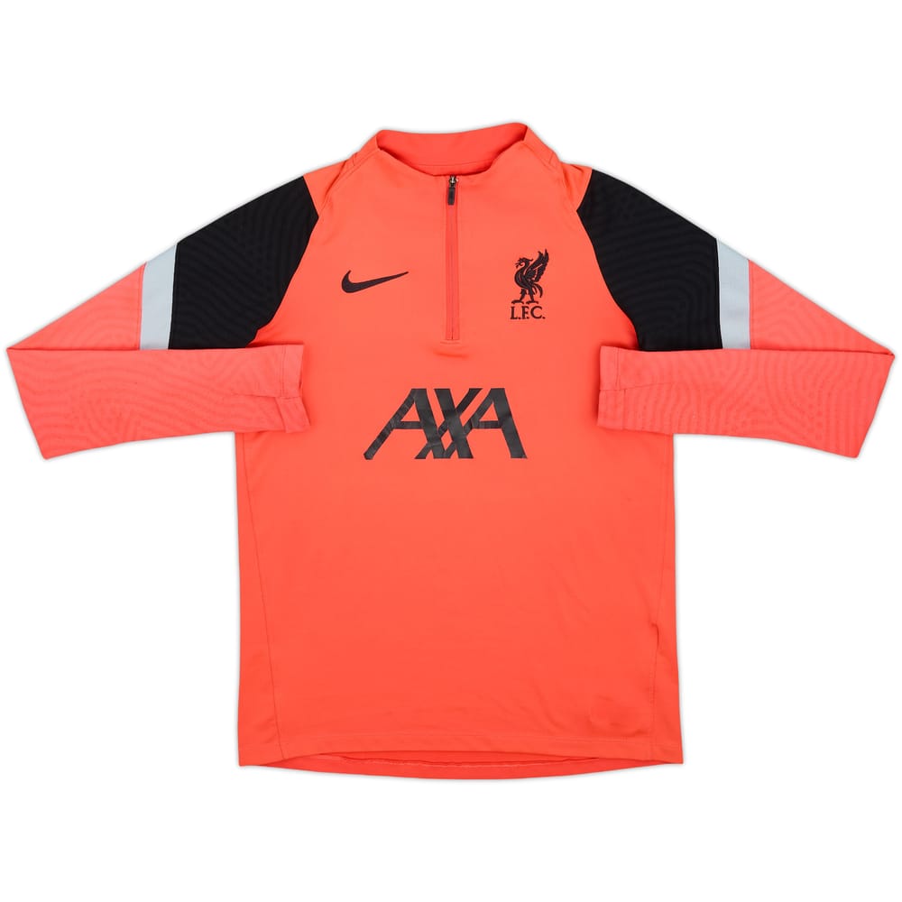 2020-21 Liverpool Nike 1/4 Zip Drill Top - 4/10 - (L.Boys)