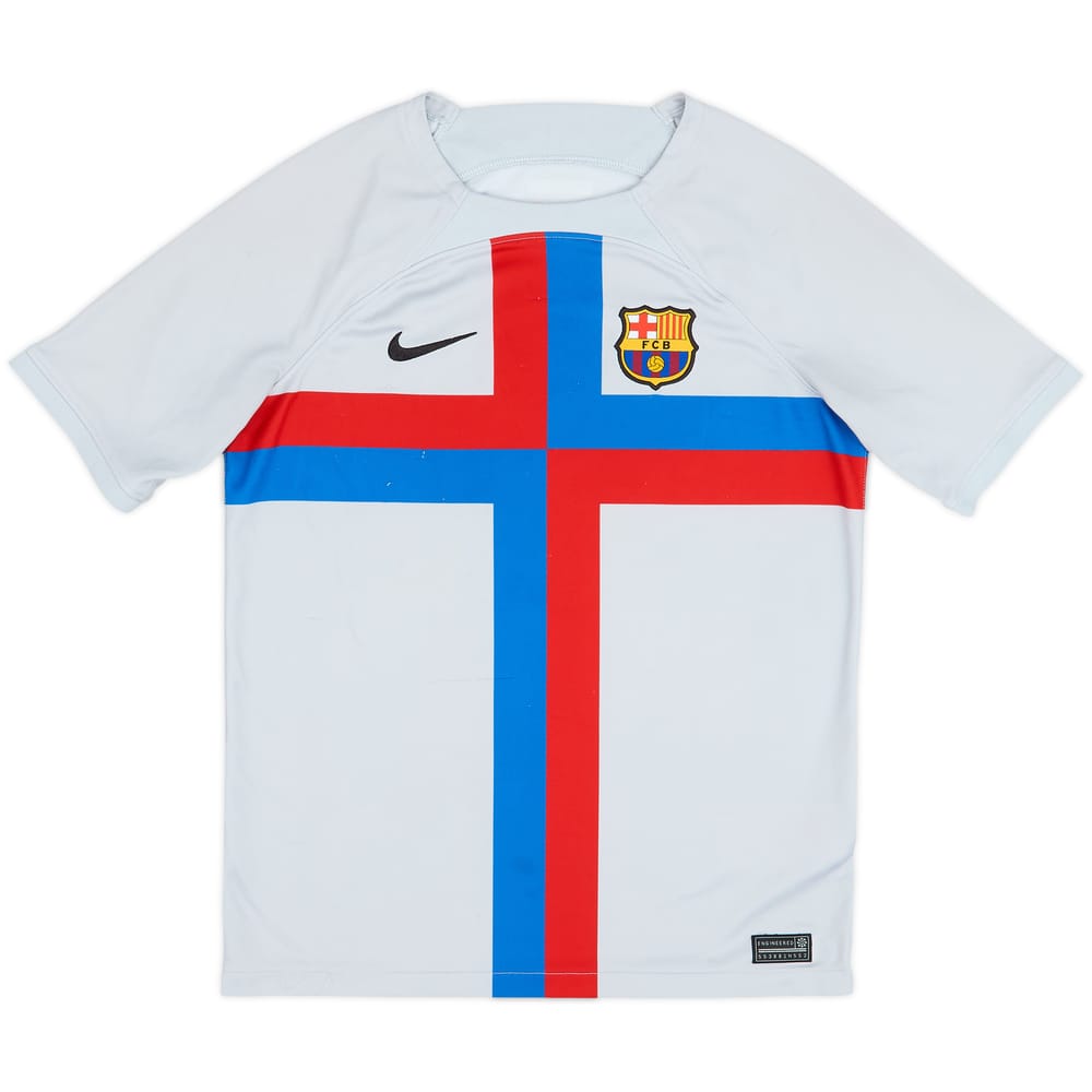 2022-23 Barcelona Third Shirt - 6/10 - (XL.Boys)