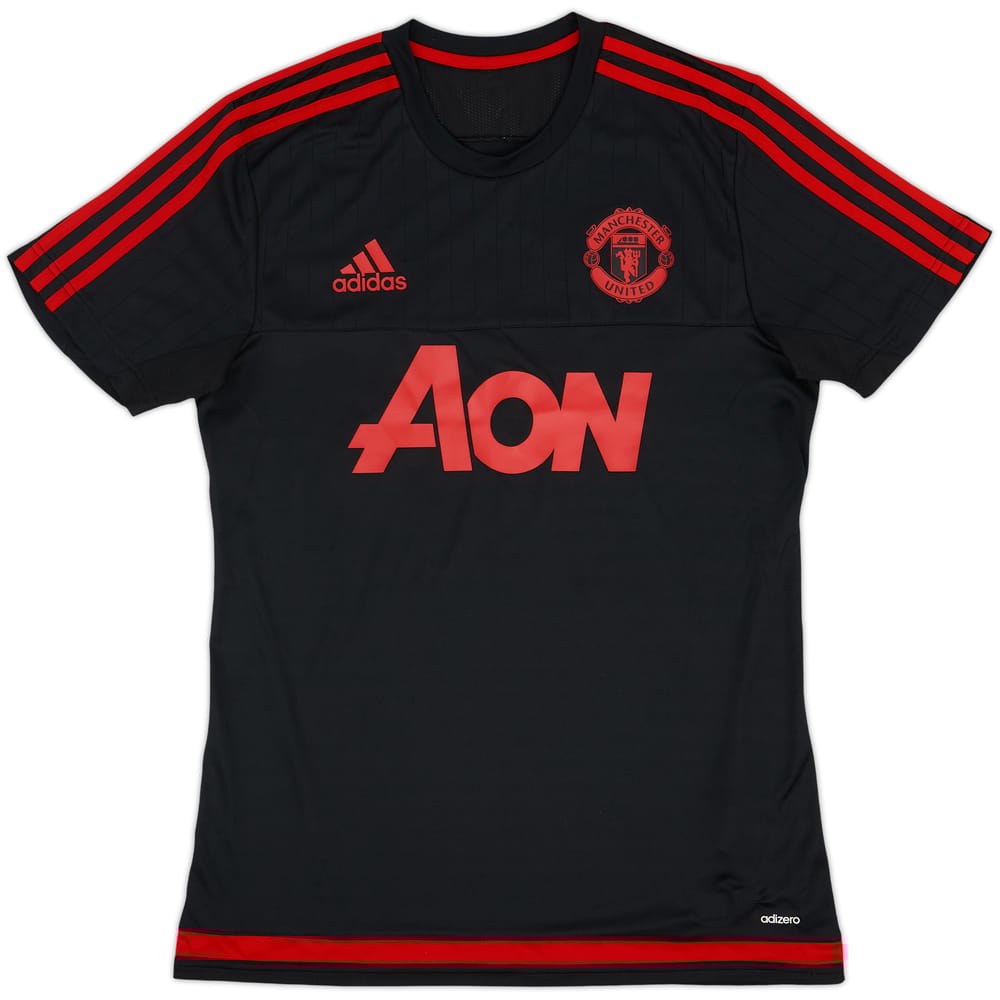 2015-16 Manchester United adizero Training Shirt - 9/10 - (M)