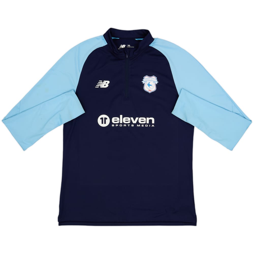 2023-24 Cardiff City New Balance 1/4 Zip Drill Top - 6/10 - (XL)