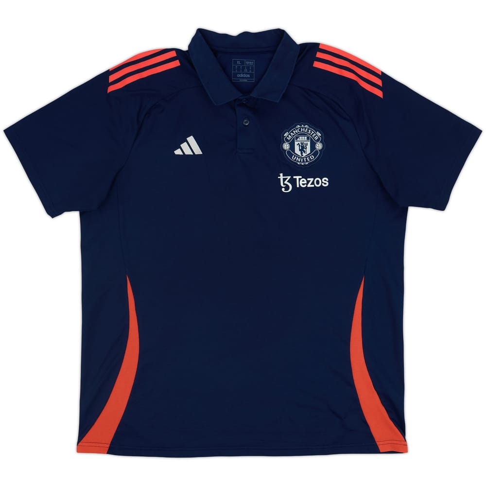 2024-25 Manchester United adidas Polo Shirt - 9/10 - (XL)