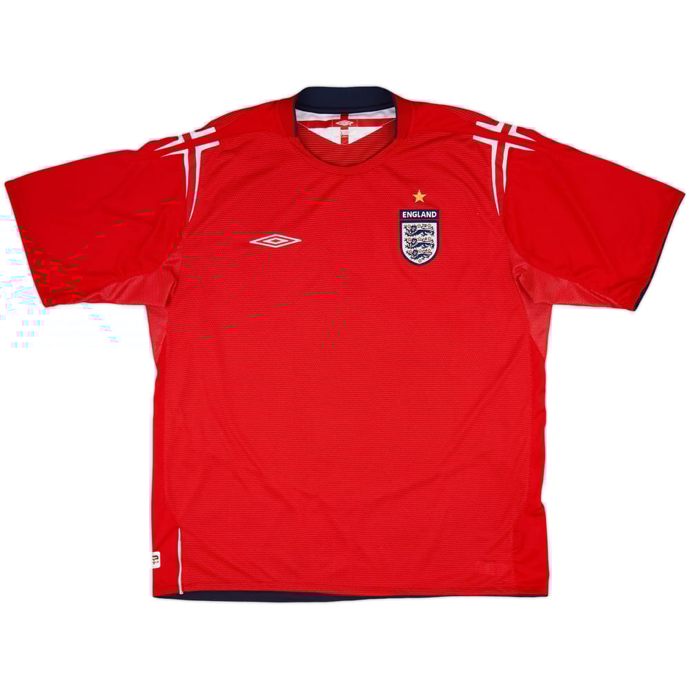 2004-06 England Away Shirt - 5/10 - (XL)