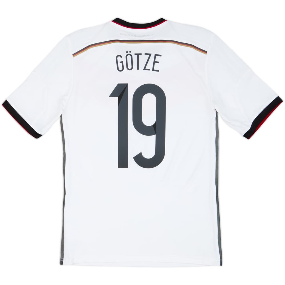 2014-15 Germany Home Shirt Gotze #19 - 6/10 - (S)