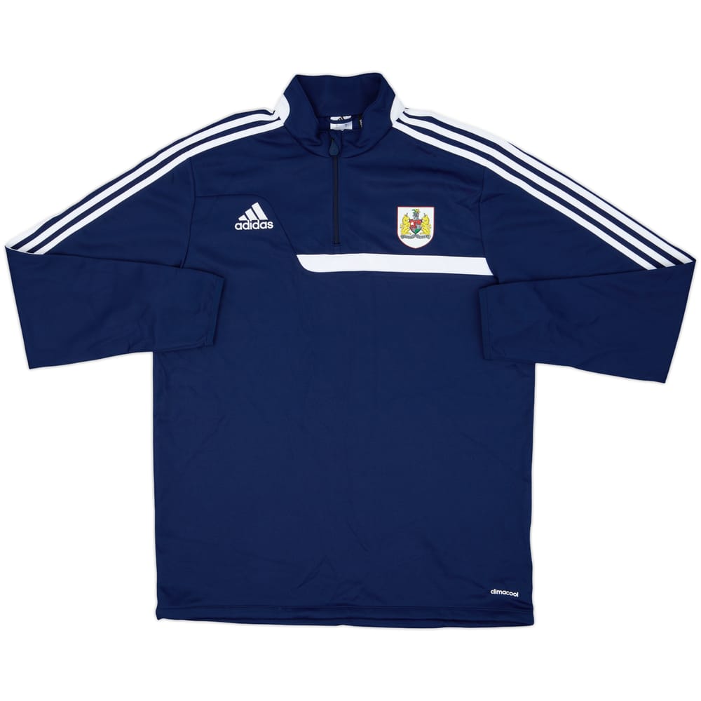 2013-14 Bristol City adidas 1/4 Zip Training Top - 8/10 - (L)