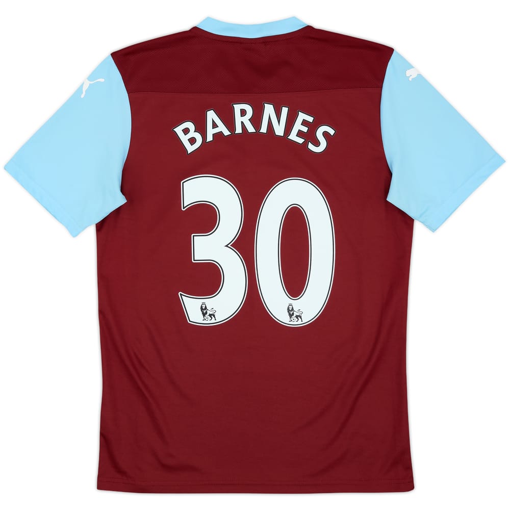2014-15 Burnley Home Shirt Barnes #30 - 8/10 - (M)