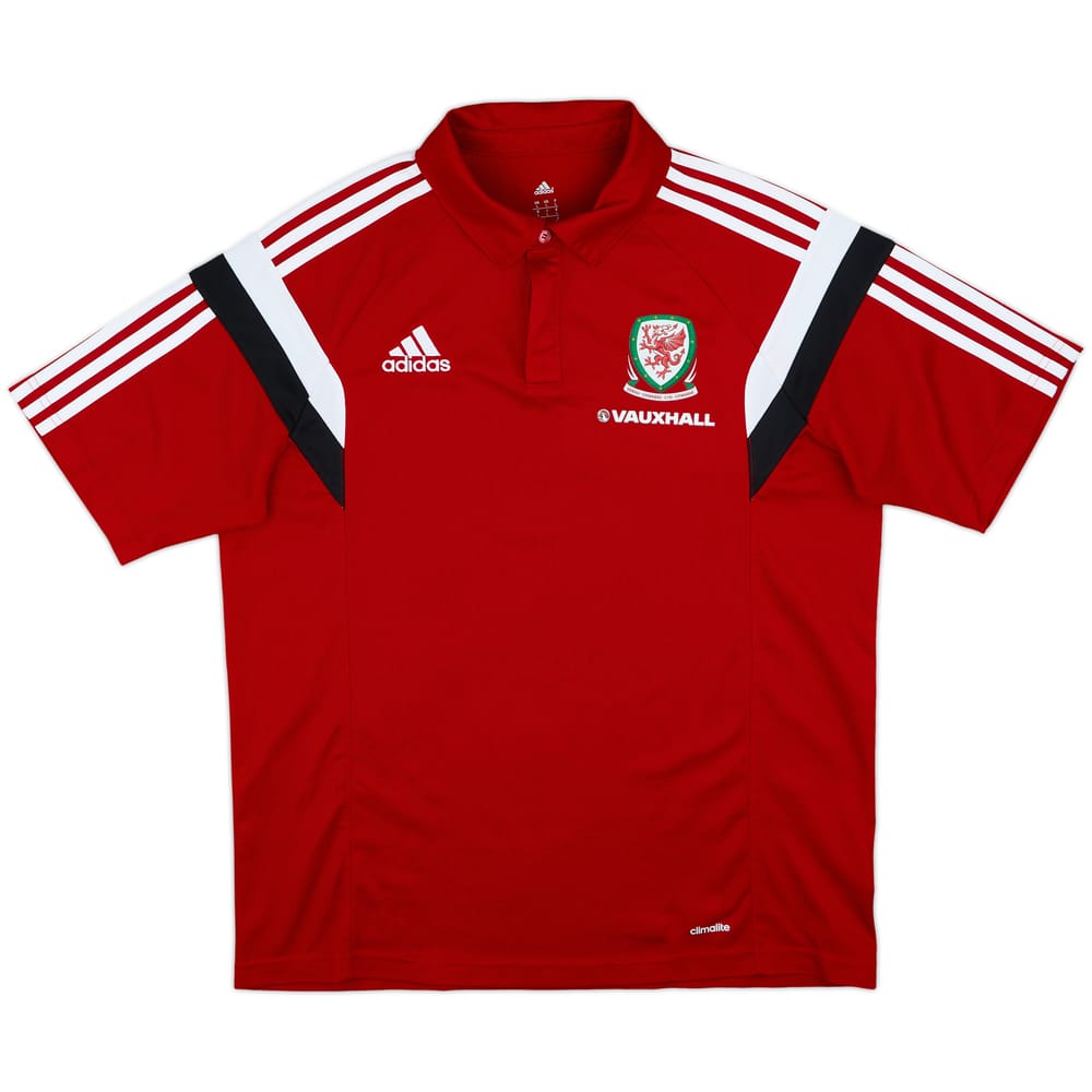 2013-14 Wales adidas Polo Shirt - 10/10 - (L)